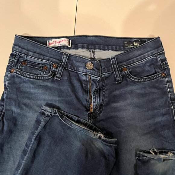 Red Engine Vintage Original Denim Jeans Size 29 💗 - Picture 7 of 16
